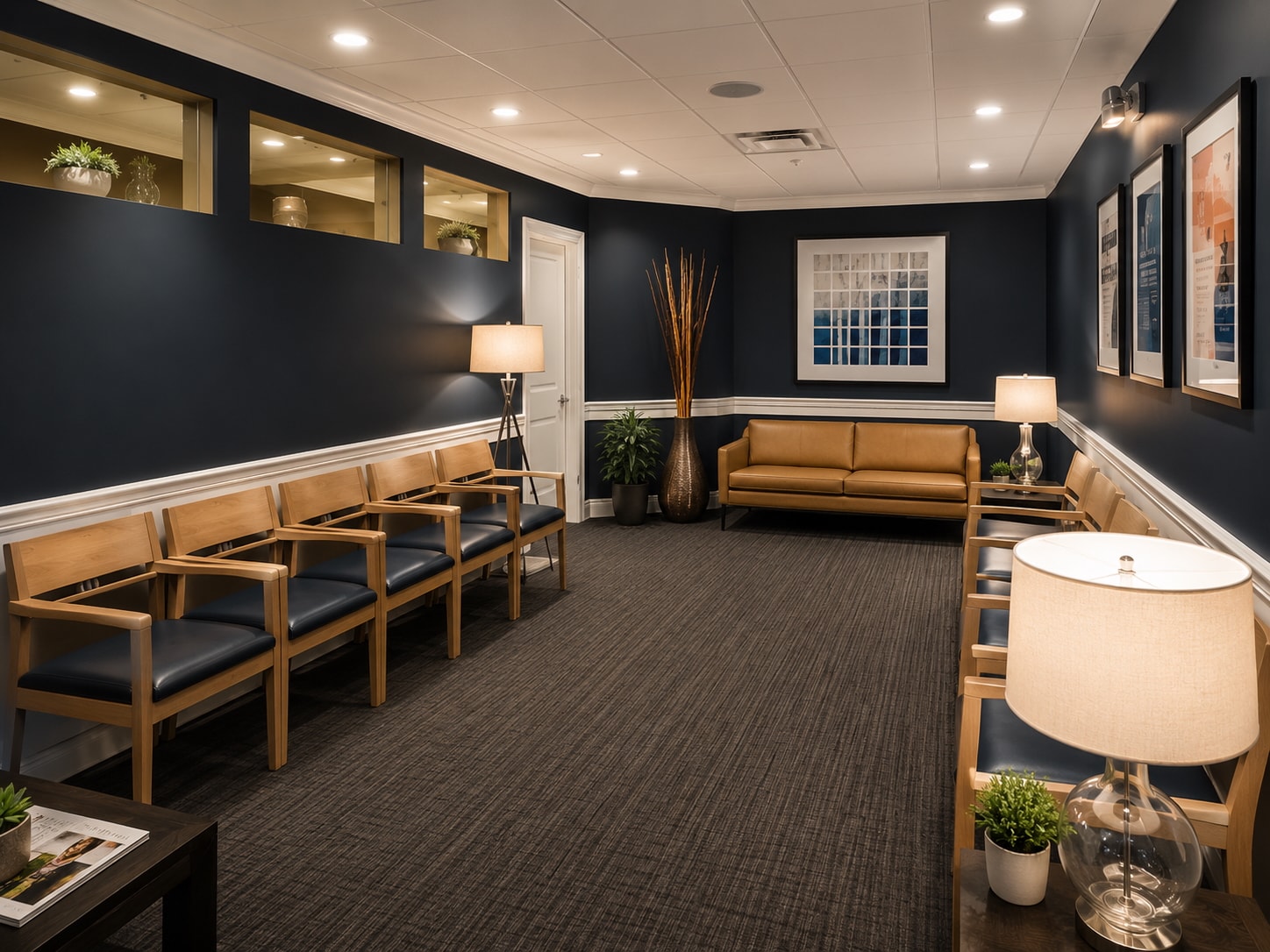 County Dental at Poughkeepsie reception area