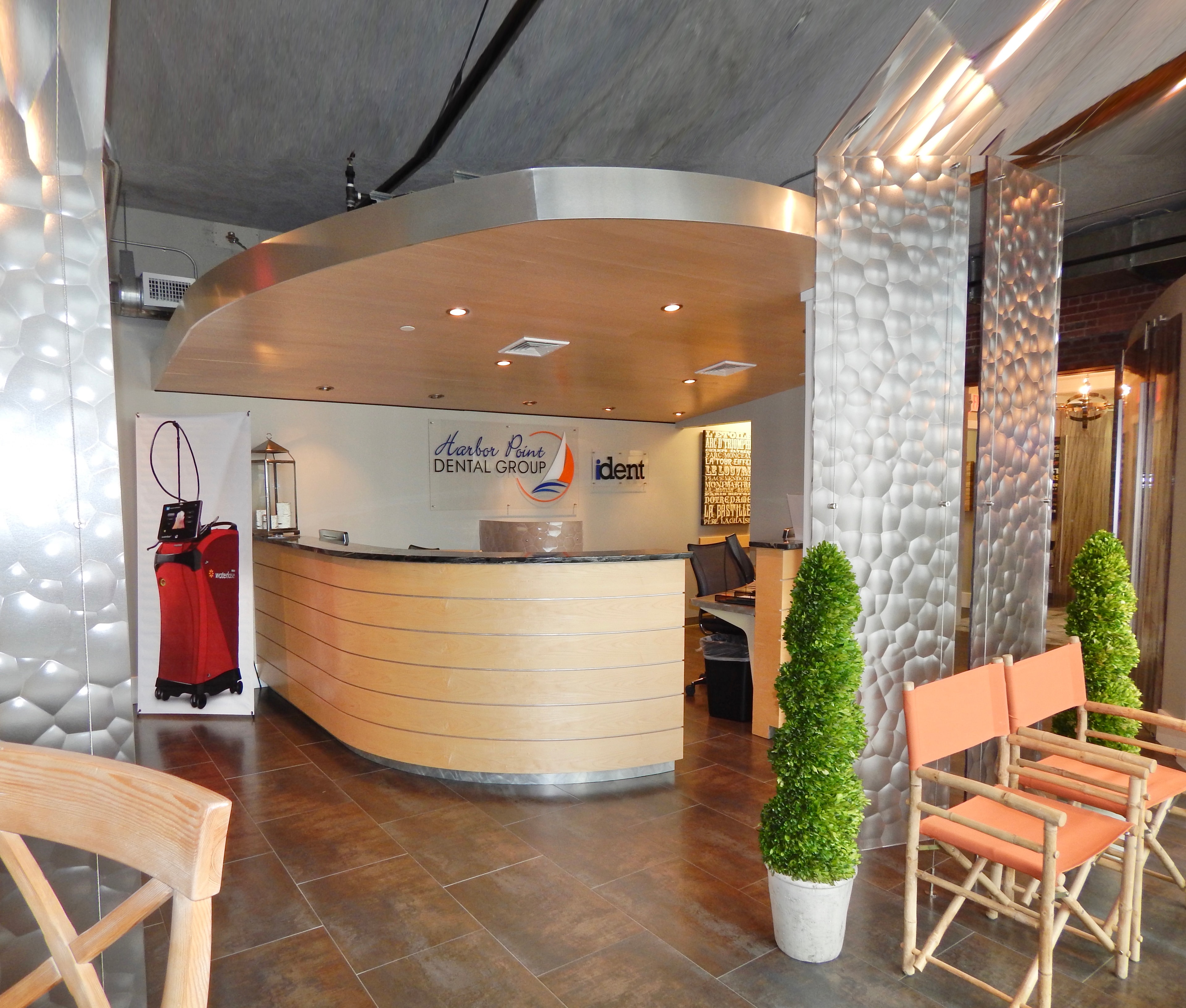 Harbor Point Dental at Stamford reception area